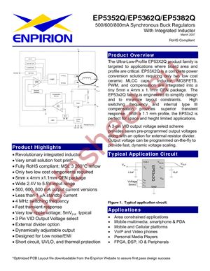 EP5362QI-E datasheet  