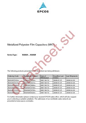 B32520C1224K datasheet  