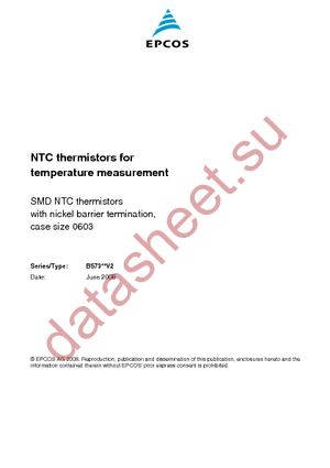 B57311V2331K60 datasheet  