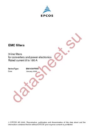 B84143A16R105 datasheet  