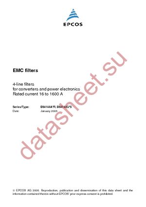 B84144A25R datasheet  