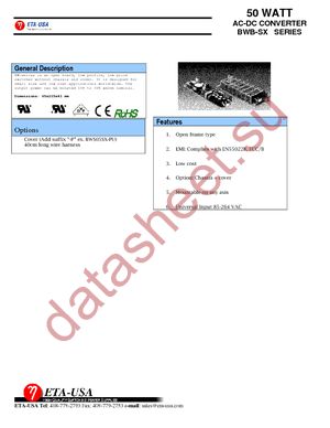BWB05SX-U datasheet  