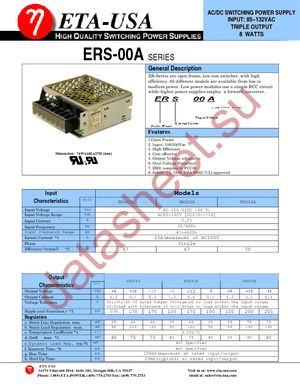 ERS01A-P datasheet  