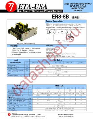 ERS12SB-P datasheet  