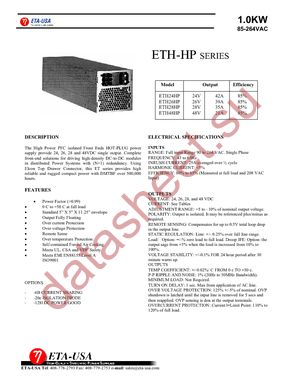 ETH-28HP datasheet  