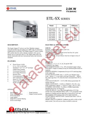 ETL02SX datasheet  