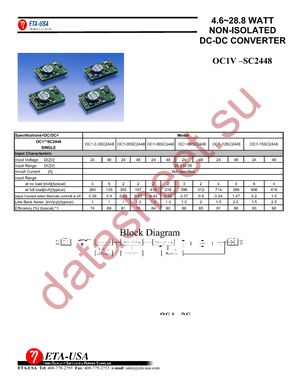 OC1-24SC48 datasheet  