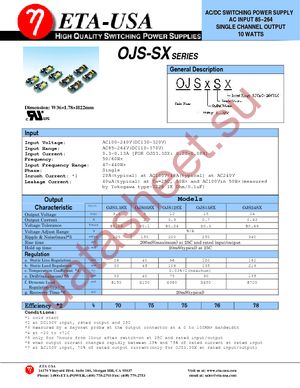 OJS05SX-U datasheet  