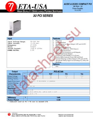 PCI-3U-180 datasheet  