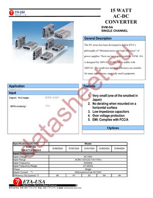 SVM24SA datasheet  