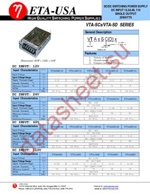 VTA12SC24 datasheet  