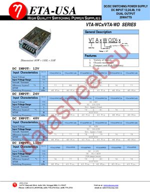 VTA24FWD datasheet  