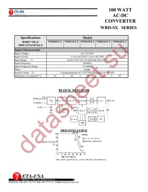 WRD48SX-U datasheet  