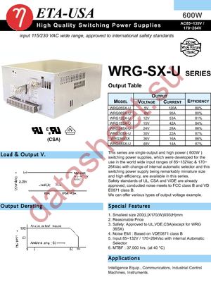 WRG05SX-U datasheet  