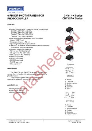 CNY17F-2S(TA) datasheet  