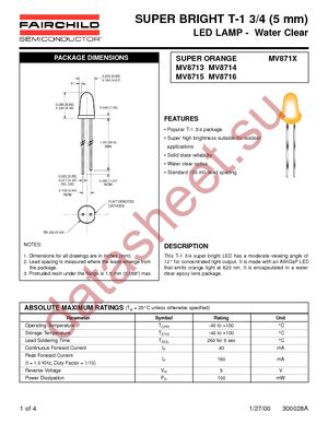 MV8713 datasheet  