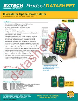 MO520 datasheet  