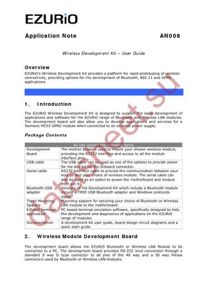 WISDK01BI-02 datasheet  