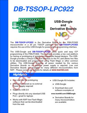 DB-TSSOP-LPC922 datasheet  