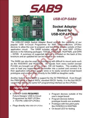 USB-ICP-SAB9 datasheet  