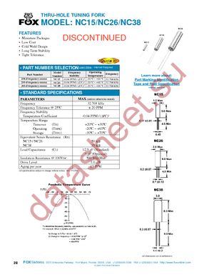 300-0.032768-52031 datasheet  