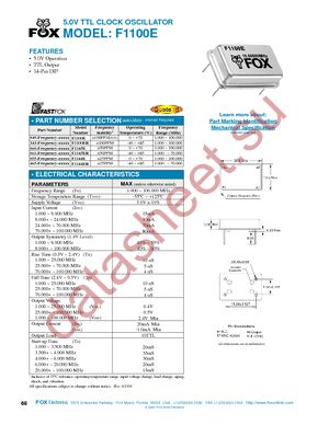 F1145E-11.0592MHZ datasheet  