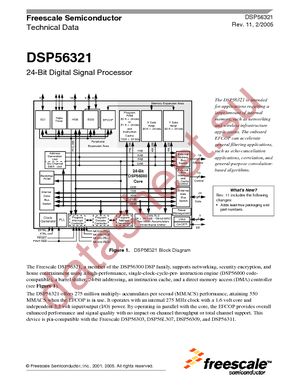 DSP56321VF200 datasheet  