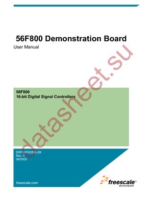 DSP56F800DEMO datasheet  