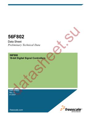 DSP56F802TA60 datasheet  