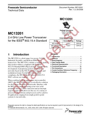 MC13201FC datasheet  