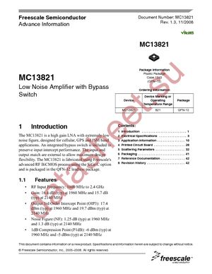 MC13821FCR2 datasheet  