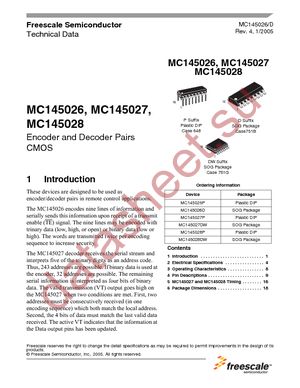 MC145027DW datasheet  