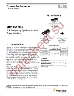 MC145170D2 datasheet  