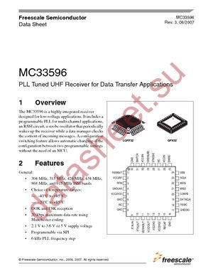 MC33596FCAE datasheet  