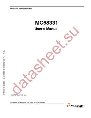 MC68331CEH16 datasheet  