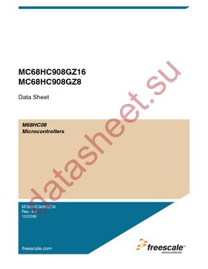 MC68908GZ8CFAE datasheet  