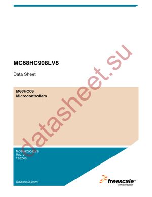 MC68HC908LV8CPBE datasheet  