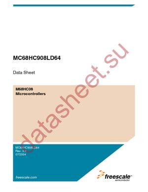 MC908LD64IFUE datasheet  