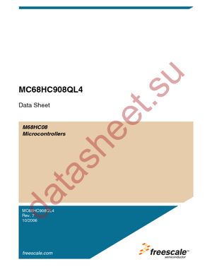 MC908QL4MDTE datasheet  