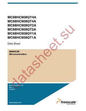 MC908QT2ACFQE datasheet  