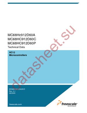 MC912D60ACPVE8 datasheet  
