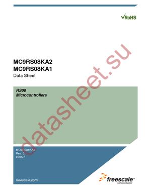 MC9RS08KA2CSC datasheet  