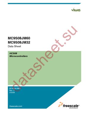 MC9S08JM32CGT datasheet  
