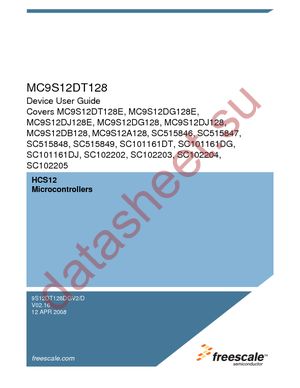 MC9S12DG128CFUE datasheet  