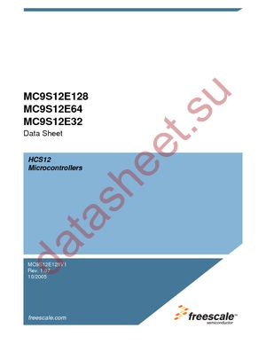 MC9S12E128MPVE datasheet  