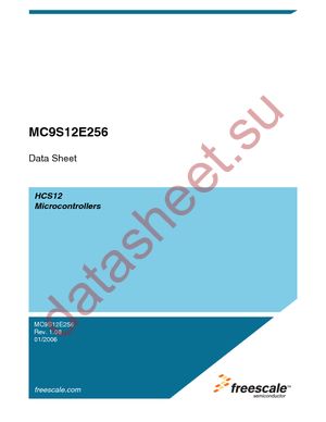 MC9S12E256CFUE datasheet  