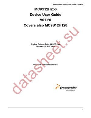 MC9S12H128VFVE datasheet  