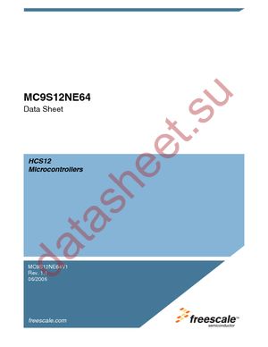 MC9S12NE64VTUE datasheet  