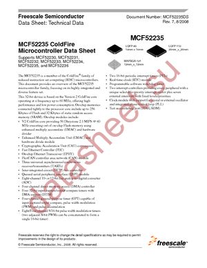 MCF52230CAF60 datasheet  