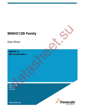 MCHC912B32CFUE8 datasheet  